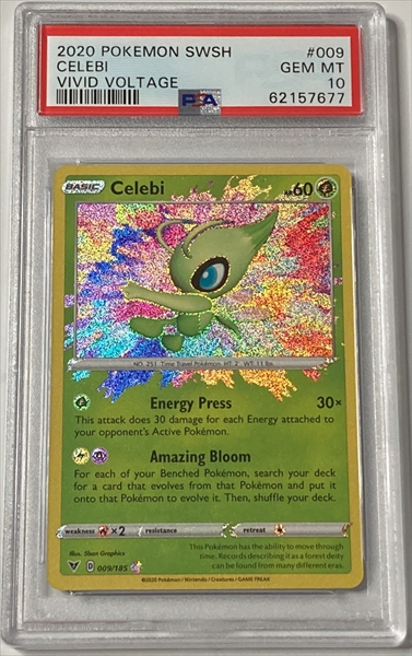 Celebi - 009/185 - Amazing Rare - PSA 10